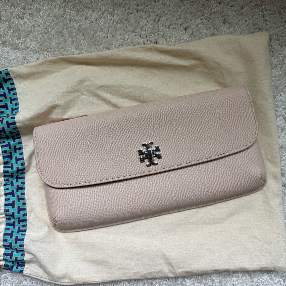 Tory Burch Diana Clutch Light Oak with Dustbag
